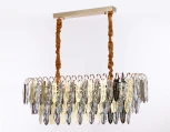 Подвесная люстра каскадная Ambrella TRADITIONAL TR5260 (220V, хрусталь, на цепи)