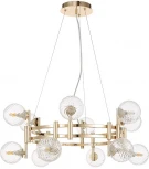 Подвесная люстра Crystal Lux LUXURY SP12 GOLD