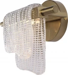 Настенный светильник ST Luce Voile SL6021.201.06 золотистый/прозрачный LED 1*6W 4000K (220V)