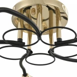 Потолочная люстра на штанге Arte Milano AMALFI 324106/5 FG+BK (220V)