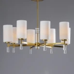 Потолочная люстра на штанге Freya Chic FR2031PL-08BS (220V, круглые)