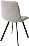 Стул ELVIS WZ2042-02 светло-бежевый фактурный велюр/ черный каркас M-City 629M04988