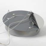 Подвесная люстра Lussole Napa LSP-7266 (LED, 220V, хрусталь, на тросе, круглые)