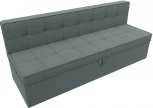 Диван кухонный прямой Техас (Серый/Рогожка) Лига Диванов арт.122487