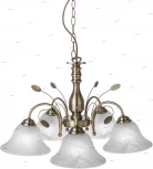 Подвесная люстра Globo 69007-5h (220V, на цепи, листья)