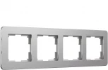 Рамка на 4 поста Platinum (алюминий) Werkel W0042606 (a059218)