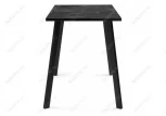 Стол Тринити Лофт 120 25 мм креатель / черный матовый