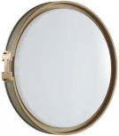 Настенно-потолочный светильник Sonex Favemo Grey 7654/DL пластик/белый/серый/золотой LED 48Вт 4000К D405 IP43 (220V, круглые)