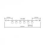 Гирлянда Gauss Holiday HL060