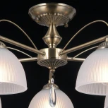 Потолочная люстра на штанге ILLUMICO IL0623-5CSQ-24 AB CAPELLA