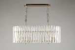 Подвесная люстра Aployt Verene APL.808.13.12 (220V, хрусталь, на цепи, свеча)