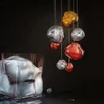 Подвесной светильник Tom Dixon Melt Pendant Silver D28 Imperiumloft 40,2599 (233053-22) (220V, на проводе)