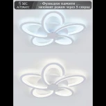 Потолочная светодиодная люстра Natali Kovaltseva Holder LED LAMPS 81173 с пультом ДУ, моб. приложением 100W, белый, LED