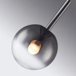Подвесной светильник iLedex Aura 8615P-1S BK-SM (220V, на проводе, шар)