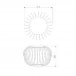 Наземный светильник Elektrostandard Firenze 35178/H (LED, 220V, IP65)