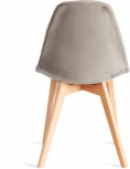 Стул CINDY SOFT (mod. C1021F1-1) / 1 шт. в упаковке (Велюр,Дерево бук /Светло-серый)