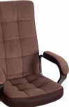 Компьютерное кресло игровое Tetchair TRENDY (Флок,Ткань/Коричневый)