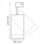 Трековый светильник Lightstar Canno 303262 (LED, 220V)