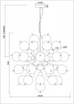 Подвесная люстра Maytoni Bolla MOD133PL-08CH