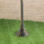 Наземный фонарь Elektrostandard Claro GL 1014F черное золото