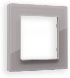 Рамка Ambrella Volt ALFA Platos (Сталь Стекло органическое) 1-ая AF330501