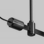 Ввод питания боковой Flarity черный Maytoni Accessories for tracks Flarity TRA154C-SB1-B (24V)