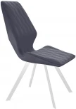 Стул 242M B28 ANTRACITE/ ножки белые Dikline 00-00062059