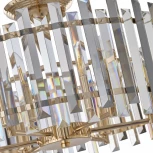 Потолочная люстра хрустальная на штанге Arte Milano Sorrento-5209 375209/6/80/490 GD (220V)