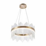 Подвесная люстра Arte Milano Venezia 311033/D600 BS (регулировка яркости, LED, 220V, хрусталь, пульт управления, на тросе, круглые)