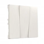 Набор клавиш для выключателя трехклавишного (перламутровый рифленый) Werkel W1139013 (a051179)