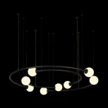 Подвесной светильник Infinite 10155/1100 Black (220V, на тросе, шарики, солнечная система)