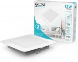 Светильник встраиваемый Gauss Elementary Downlight 998420212 13W 1100lm 4000K IP20 белый LED (220V)