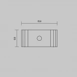 Комплект креплений для профиля 25×42 4 шт. Maytoni 642062