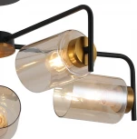 Потолочная люстра на штанге ILLUMICO IL8248-5COU-79 BK GD (220V)