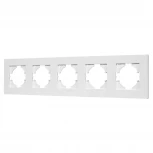 Рамка пластиковая FRM-PERIO-PL-5-WH (Arlight) 049762