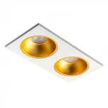 Встраиваемый светильник DIP 2 White/Gold RAUMBERG Dip Dip2WhGd (220V)
