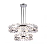 Потолочная люстра ярусная на штанге Vele Luce Baldassare VL4143L09 (220V, шарики, круглые, кольцо)