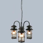 Уличный светильник подвесной L'Arte Luce Battista L70903.07 (220V, ковка, на цепи, IP23)