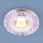 Встраиваемый точечный светильник Elektrostandard 2194 MR16 SL/VL зеркальный/фиолетовый