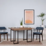 Стол раскладной обеденный R-Home Loft 160 Дуб табак