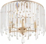 Потолочная люстра хрустальная на штанге Arte Milano Sorrento-2509 372509/5/400 GD (220V)