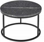 Набор кофейных столиков Tango серый мрамор с чёрными ножками, 2шт Bradex Home RF 0206