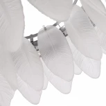 Подвесная люстра Arte Milano AM-4653 4653.D550.H240.E14.6 Ni (220V, на тросе, перо)