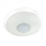 Потолочный светильник круглый Omnilux Melofon OML-47307-52 (LED, 220V, управление смартфоном, умный дом - i-Lamp, звездное небо)