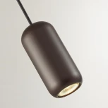 Подвесной светильник Odeon Light Cocoon 5060/1D PENDANT коричн./черный/металл GU10 LED 4W (220V, на проводе)