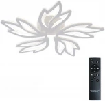 Потолочная люстра светодиодная с пультом ДУ 100W, белый, LED Natali Kovaltseva Rif LED LAMPS 81118/4C (регулировка яркости, 220V)