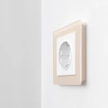 Рамка на 1 пост Acrylic (айвори) Werkel W0012743 (a060537)