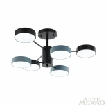 Потолочная люстра на штанге Arte Milano Ferrara 250906/6B Bk/Gr (LED, 220V, круглые)