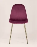 Стул Stool Group Валенсия велюр бордо золотые ножки УТ000004432
