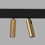 Трековый Wi-Fi светильник магнитный светодиодный латунь Elektrostandard Slim Magnetic 85056/01 (48V, голосовое управление, умный дом - Minimir Home)